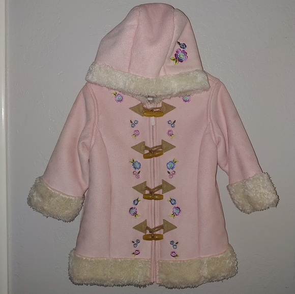 Hanna Andersson Pink suede jacket, size 80 - Picture 1 of 16